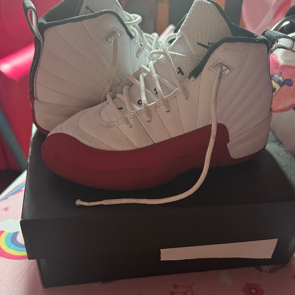 Jordan 12 Retro Cherry Red Sneakers